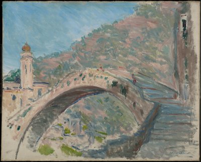 Ponte em Dolceacqua de Claude Monet
