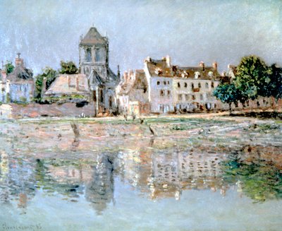 Pelo rio em Vernon, 1883 de Claude Monet