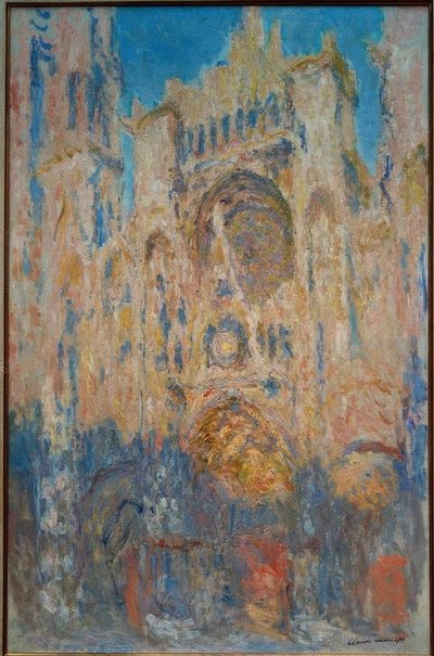 Catedral de Rouen. Efeito sol, fim do dia de Claude Monet