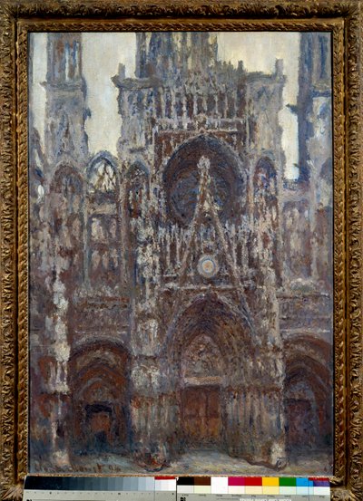 Cathedrale de Rouen, o portal, harmonia castanha Pintura de Claude Monet (1840-1926) 1892 Sol. 1,07x0,73 m Paris, musee d