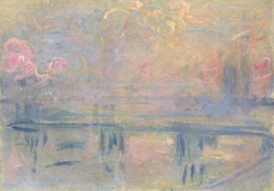 Charing Cross Bridge, c.1900 (óleo sobre tela) de Claude Monet