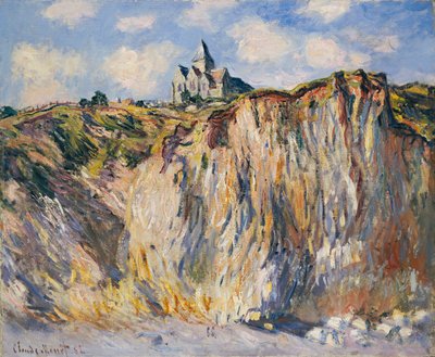 Igreja em Varengeville, manhã, 1882 de Claude Monet