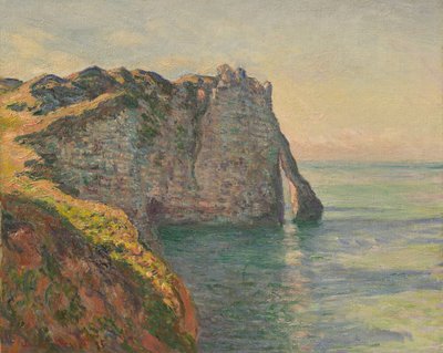 Cliff e Porte dAval, 1885. de Claude Monet