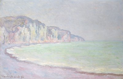 Penhascos em Pourville, 1896 de Claude Monet