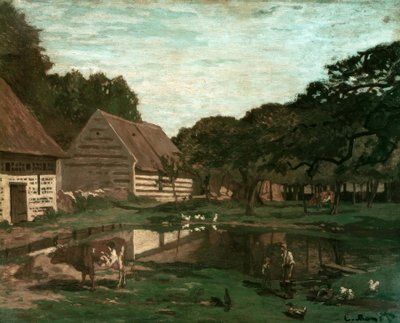 Fazenda na Normandia de Claude Monet
