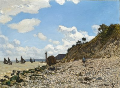 Praia de Honfleur. 1864-66 de Claude Monet