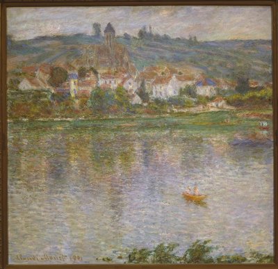 A cidade de Vetheuil de Claude Monet