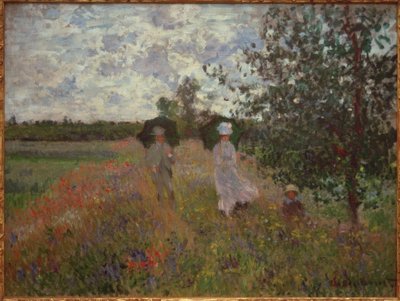 Em Walk near Argenteuil de Claude Monet