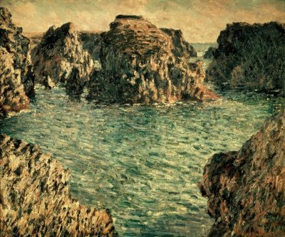 Entrada para Port-Goulphar, Belle-Ile de Claude Monet