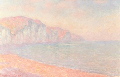 Falésias de Pourville, pela manhã de Claude Monet