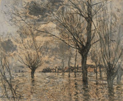 Inundação do Sena em Vétheuil de Claude Monet