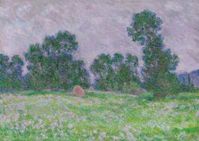 Prado de flores em Giverny de Claude Monet