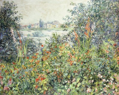Flores em Vetheuil; Fleurs a Vetheuil, 1881 de Claude Monet