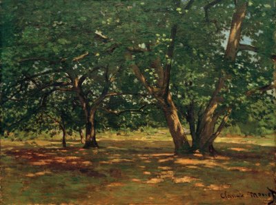 Floresta de Fontainebleau de Claude Monet