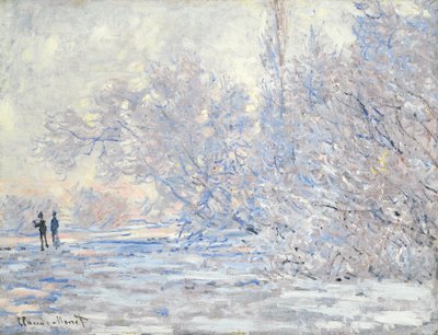 Geada em Giverny Le Givre à Giverny, 1885 de Claude Monet