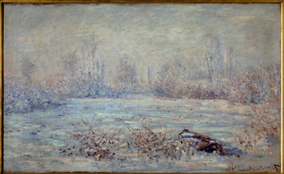 Frost perto de Vetheuil em 1880 Pintura de Claude Monet (1840-1926) 1880 Dim. 0,61 x 1 m. Paris, Musee d