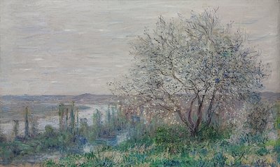 Clima de primavera em Vétheuil. 1880 de Claude Monet