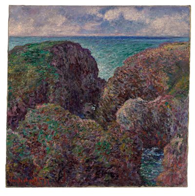 Grupo de rochas em Port-Goulphar, 1887 de Claude Monet