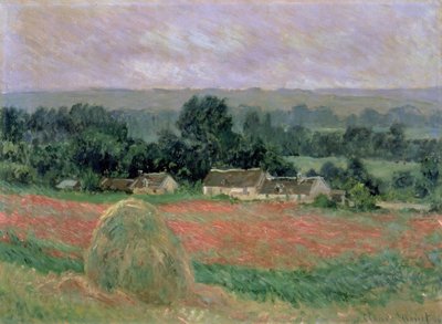 Palheiro em Giverny, 1886 de Claude Monet