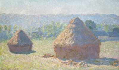 Palheiro no sol da tarde, 1891 de Claude Monet