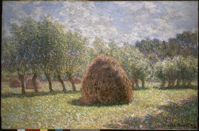 Palheiros em Giverny, 1893 de Claude Monet