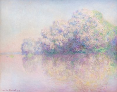 Ilha das urtigas de Claude Monet