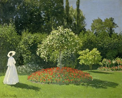Jeanne Marie Lecadre no Jardim de Claude Monet