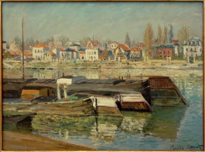 O Sena em Asnières de Claude Monet