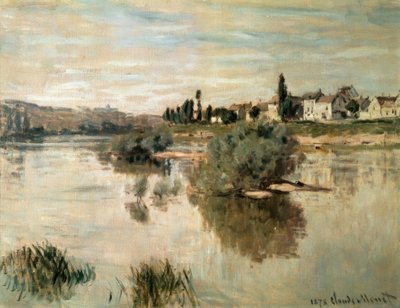 O Sena em Lavacourt de Claude Monet