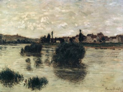 O Sena em Lavacourt de Claude Monet
