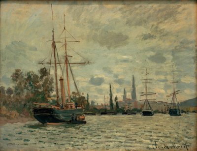 La Seine à Rouen (Sena em Rouen) de Claude Monet