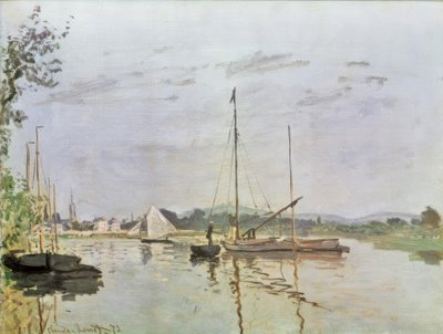 O barco, Argenteuil de Claude Monet