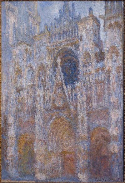 A catedral de rouen. O portal, sol da manhã. har de Claude Monet