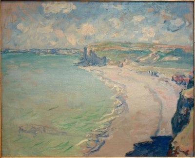 A praia de Pourville (Der Strand von Pourville) de Claude Monet
