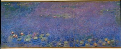A bacia com nenúfares sem salgueiros, manhã de Claude Monet