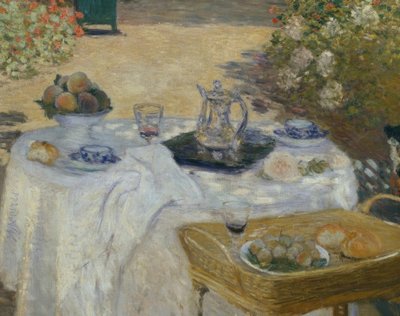 O almoço de Claude Monet