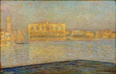 O Palácio Ducal visto de Saint-Georges major de Claude Monet