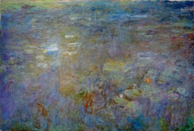 O nenúfar lagoa de Claude Monet