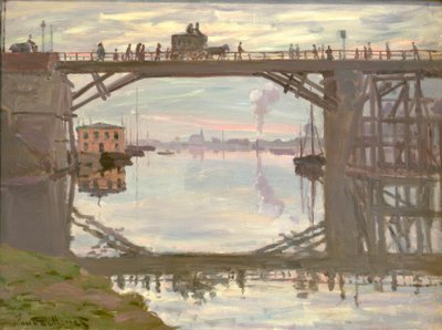 Le pont de bois (Ponte de madeira) de Claude Monet