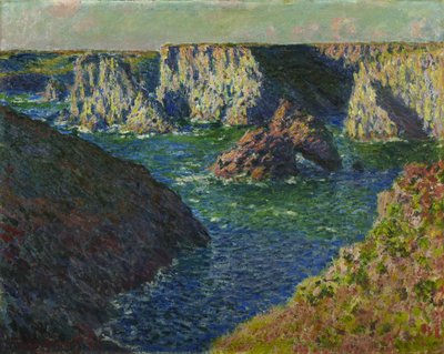 As rochas de Belle-Ile As rochas de Belle-Ile, 1886. de Claude Monet