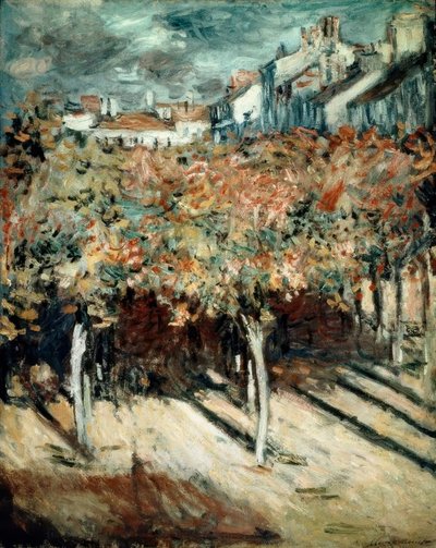 As tílias em Poissy de Claude Monet