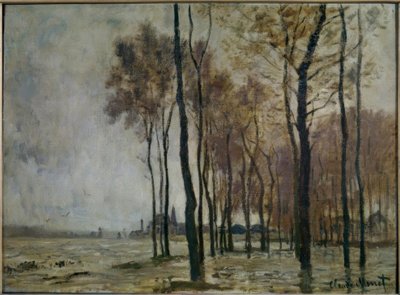 A inundação em Argenteuil de Claude Monet