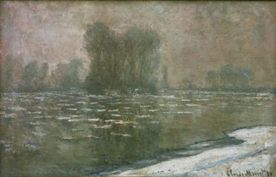 Matin brumeux, debacle (iceberg em uma manhã nublada) de Claude Monet