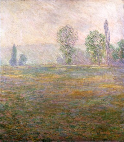 Prados em Giverny, 1888. de Claude Monet