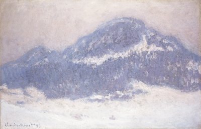 Mont Kolsaas, tempo enevoado, 1895 de Claude Monet