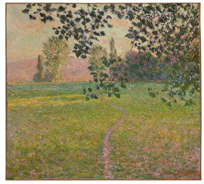 Paisagem de manhã, 1888 de Claude Monet