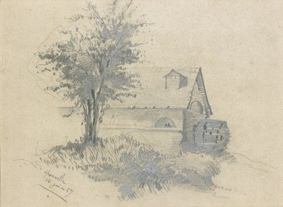 Moulin no Lezarde, 1857 de Claude Monet