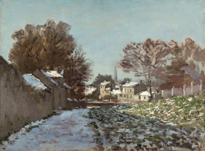 Neve em Argenteuil de Claude Monet