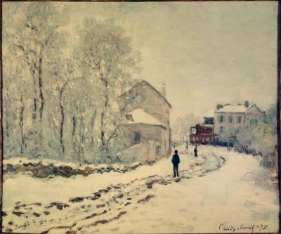 Neve em Argenteuil de Claude Monet