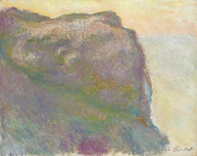 No penhasco, Petit D "Ailly; Sur la falaise, em Petit Ailly, 1896 de Claude Monet